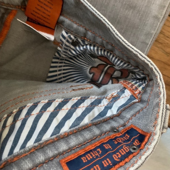 Rock revival Celine straight jeans denim grey 27 - Picture 8 of 10